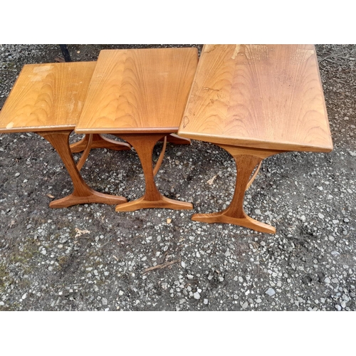 110 - Nest of three G Plan teak tables