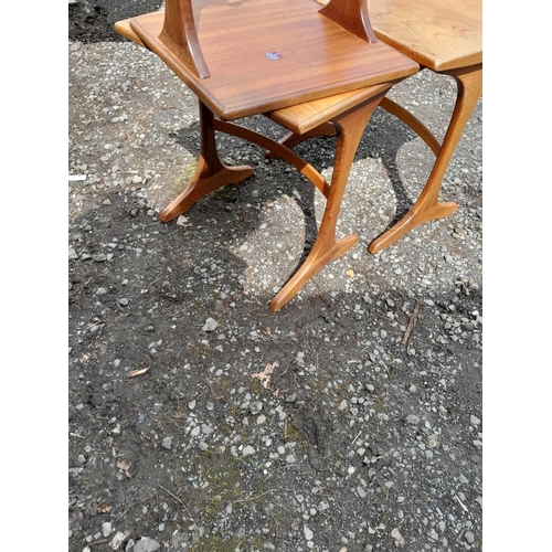 110 - Nest of three G Plan teak tables