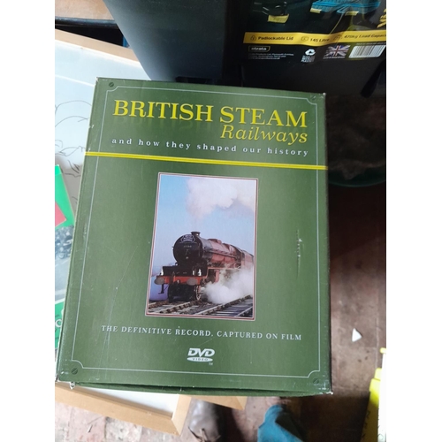 434 - Set of six boxed sets of Steam railway interest DVDs