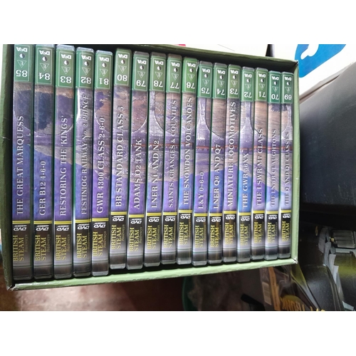 434 - Set of six boxed sets of Steam railway interest DVDs