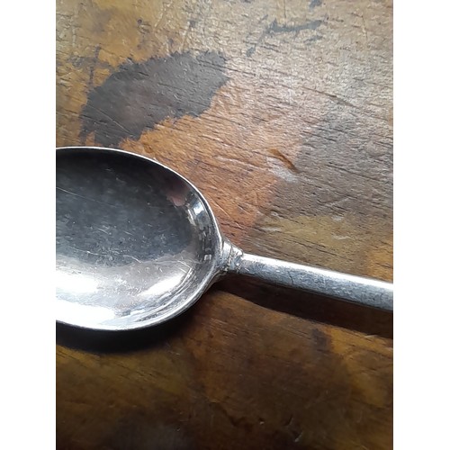 37 - Cymric Arts and Crafts silver teaspoon Liberty & Co Ltd  1903 . note restoration