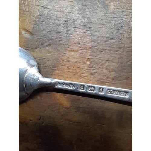 37 - Cymric Arts and Crafts silver teaspoon Liberty & Co Ltd  1903 . note restoration