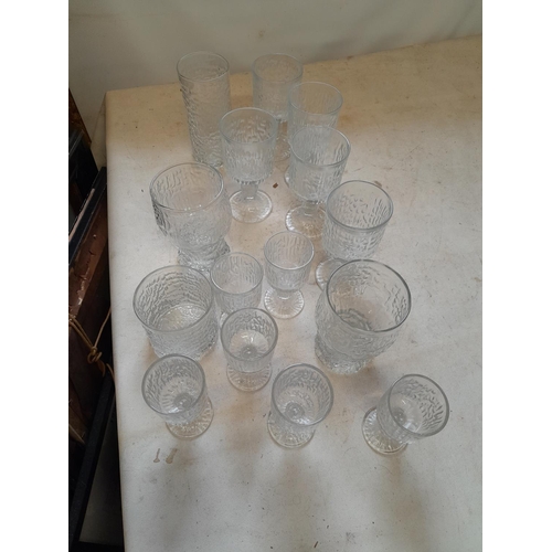 199 - Ravenhead glassware, punch bowl set, picture frames etc.