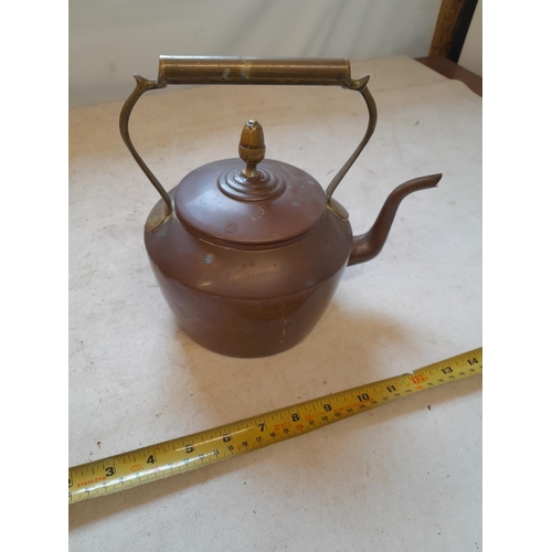 305 - Vintage copper kettle