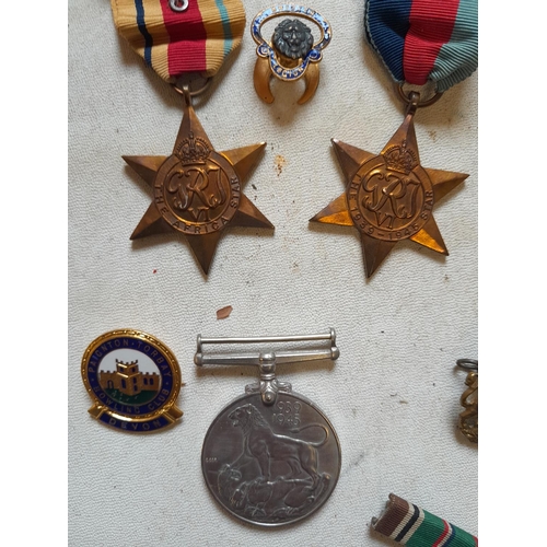 358 - Assorted World War II unnamed Medals and related items