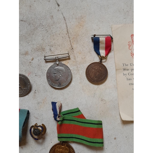 358 - Assorted World War II unnamed Medals and related items