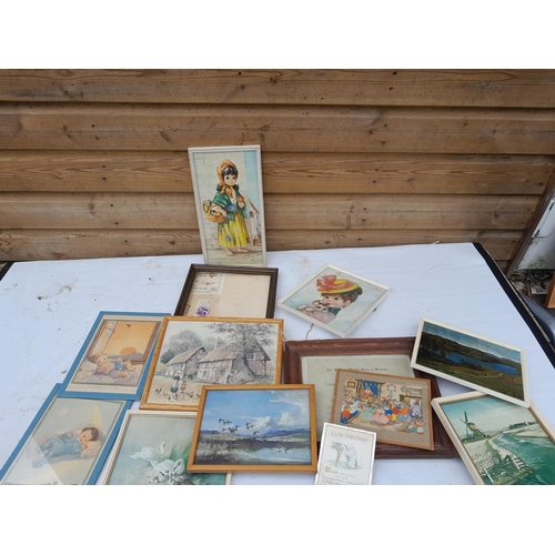 465 - Various vintage prints, some child interest