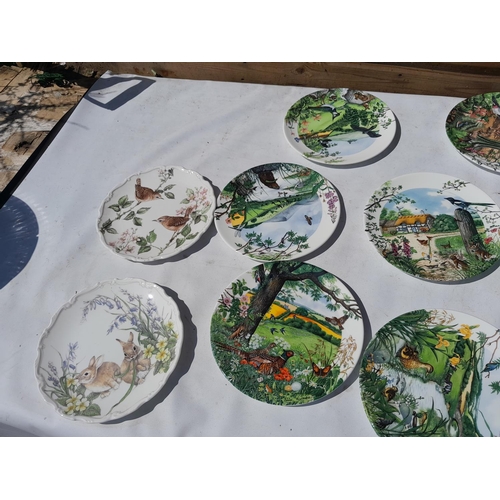 6 - Decorative ware : collectors plates, Sheffield plate candle sticks, brass ware, Knife Sharpener mode... 