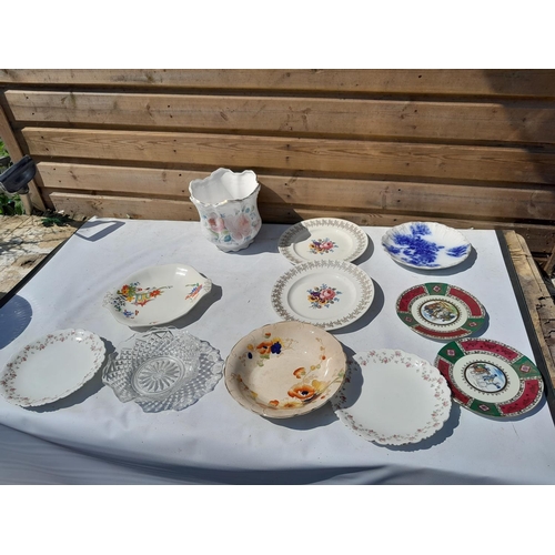 7 - Decorative china : collectors plates etc.