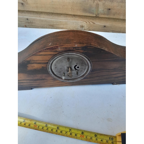 29 - Vintage oak case mantle clock