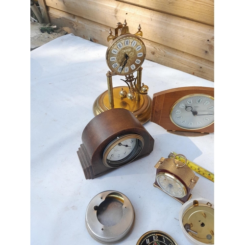 37 - Box of clocks for spares / repairs