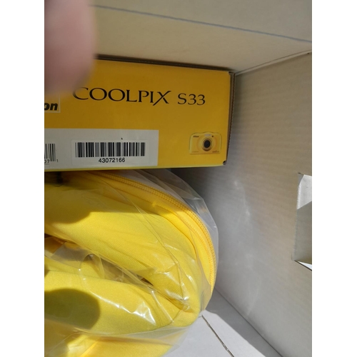 79 - Nikon Coolpix S 33 family pack , boxed, partially sealed