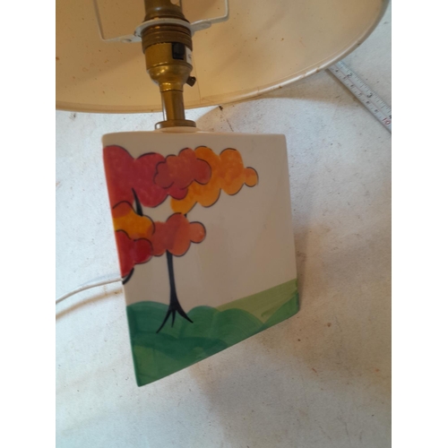 180 - Clarice Cliff INSPIRED, Art Deco style modern table lamp