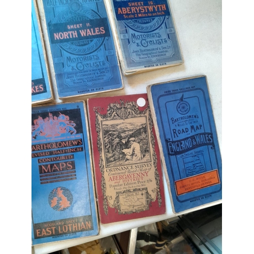 231 - Vintage Barts and OS cloth maps