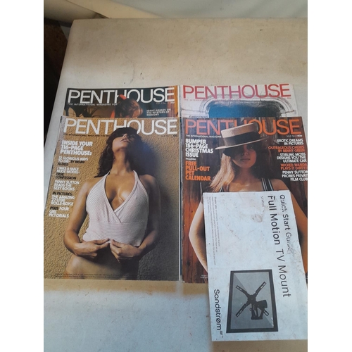 612 - Adult interest Vintage Erotica : 4 x Penthouse