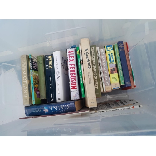 616 - Box of books : some sport related