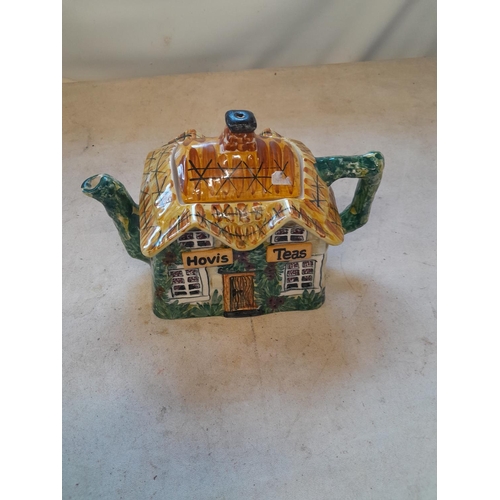 16 - Rare Ltd Edition Price of Kensington Cottage Ware teapot advertising Hovis teas 19 /150