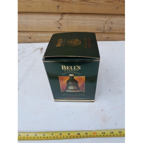 38 - Bells Scotch Whisky commemorative Wade decanter in box of issue with contents