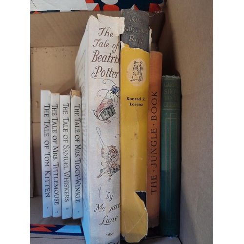 146 - Box of mixed themed books : Beatrix Potter, later editions included