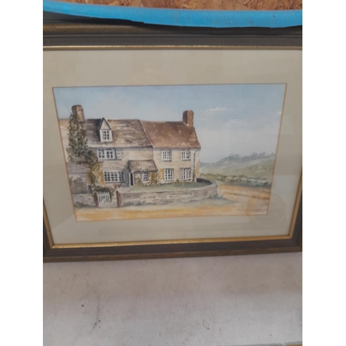 180 - Various 290th century watercolours all F&G