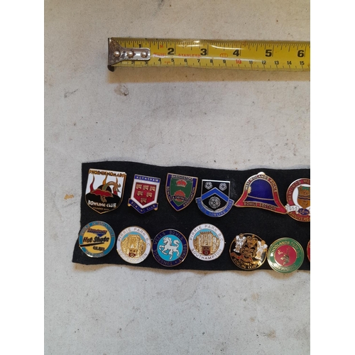 186 - Various vintage and other enamel badges