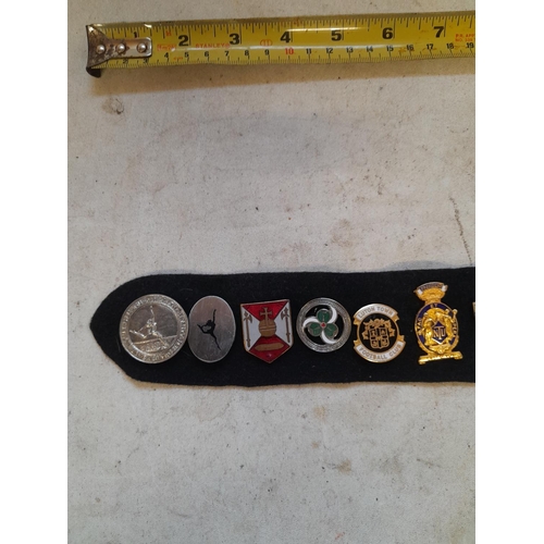 187 - Various vintage enamel badges