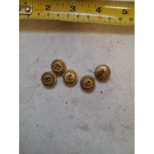 206 - 5 x vintage Guinness buttons