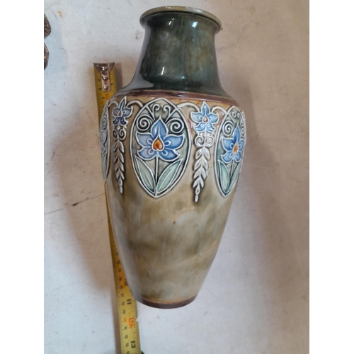 211 - Royal Doulton stoneware vase in good order