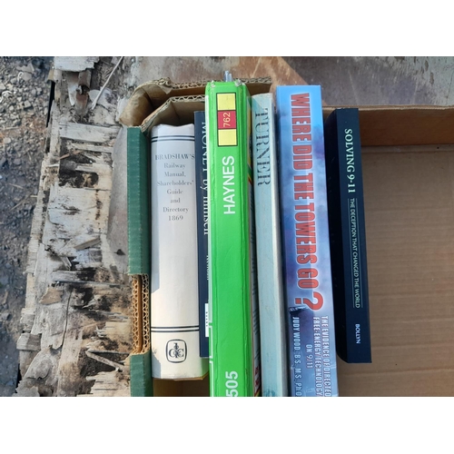 221 - Box of books : signed Rugby programme
