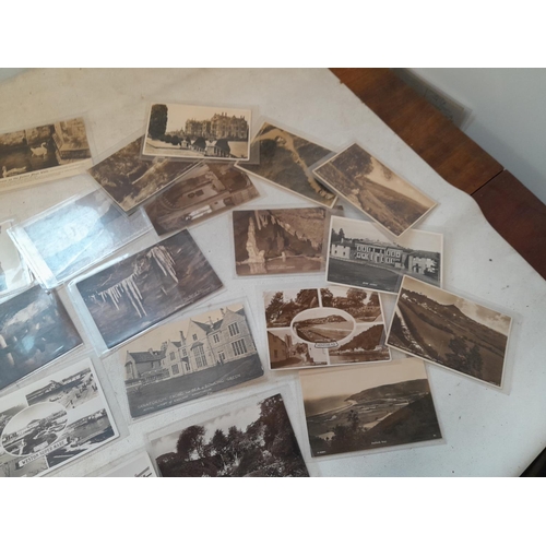 226 - Incomplete and partially made Airfix model with early - mid 20th century black and white and coloure... 