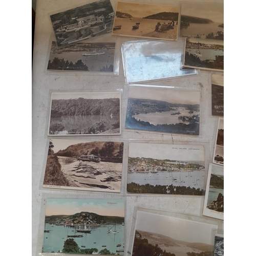 226 - Incomplete and partially made Airfix model with early - mid 20th century black and white and coloure... 