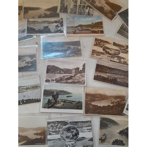 226 - Incomplete and partially made Airfix model with early - mid 20th century black and white and coloure... 