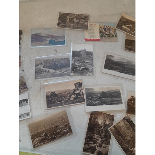 226 - Incomplete and partially made Airfix model with early - mid 20th century black and white and coloure... 