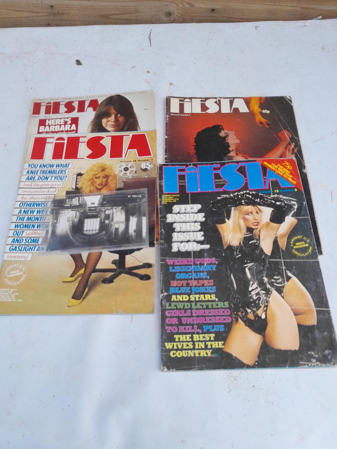 Adult interest Vintage Erotica : 4 x Fiesta