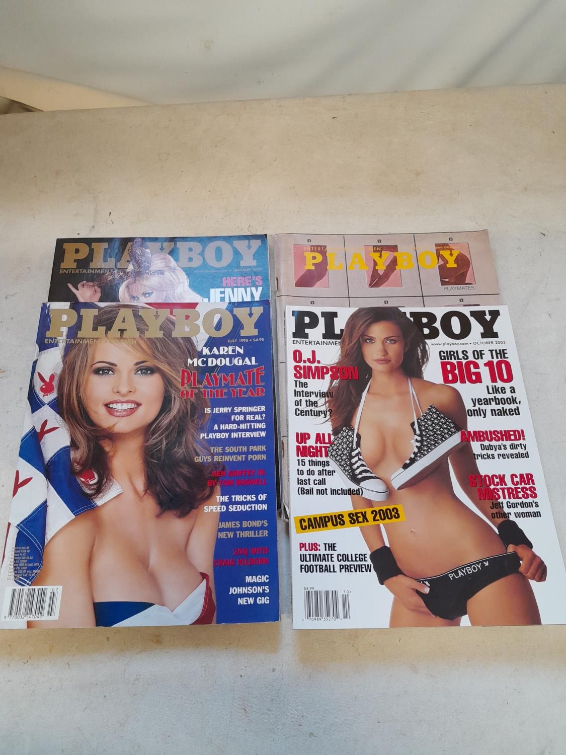 Adult interest Vintage Erotica : 4 x Playboy