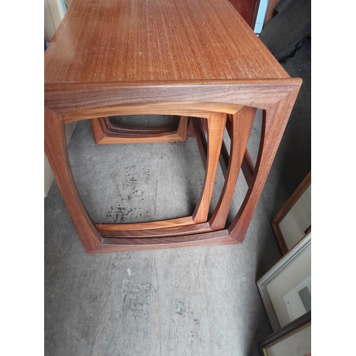 2 - Nest of three teak mid 20th century design tables (G Plan Astro table, Nathan interest)