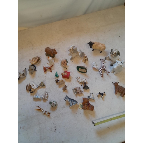 16 - Various Wade Whimsies and other animal ornaments