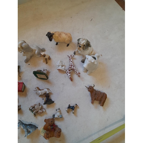 16 - Various Wade Whimsies and other animal ornaments