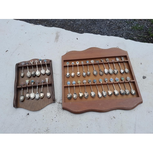 30 - Quantity of souvenir silver plated and other plate spoons