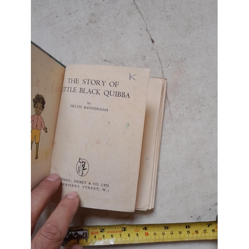 212 - Single volume : The Story of Little Black Quibba, by Helen Bannerman, early edition with crayon scri... 