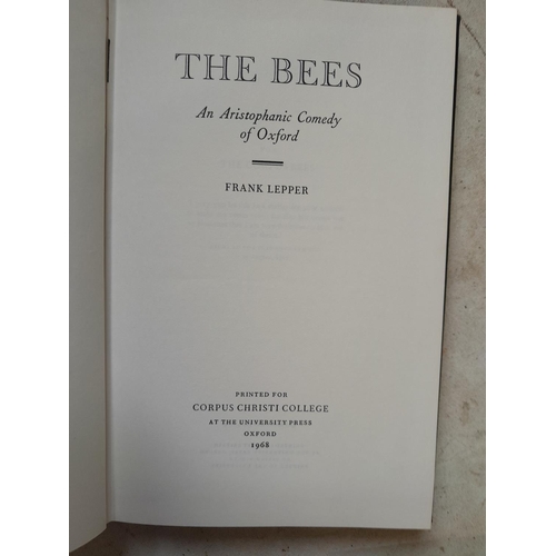 218 - 2 x copies of The Bees by Frank Lepper 1968 edition, hardback scarce volumes, one ink named the othe... 