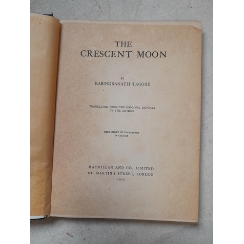 220 - 2 x volumes : Scrappy condition R Caldecott's Picture Book No 2, The Crescent Moon by Rabindranath T... 