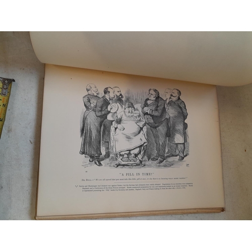 225 - Single volume : Sir John Tenniel's cartoons from Punch in poor condition