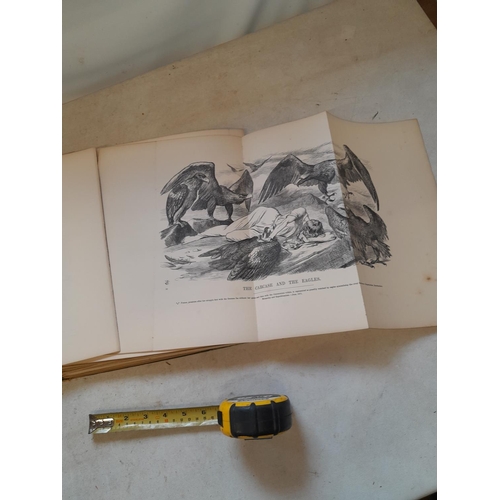 225 - Single volume : Sir John Tenniel's cartoons from Punch in poor condition