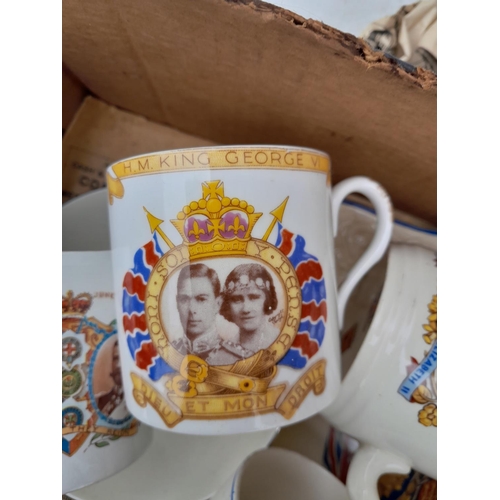 231 - Small collection of commemorative ware : George VI coronation and Shelley mug