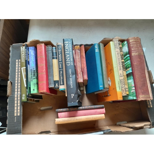 254 - Box of books : mixed themed throughout