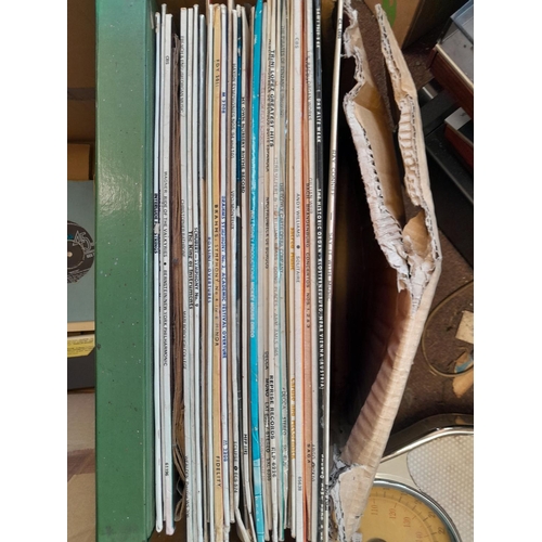 272 - Box of records, stereo press classical noticed