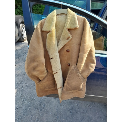 328 - Vintage Gents sheepskin coat