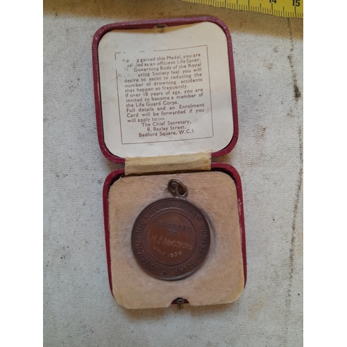 363 - Boxed Life Saving Medal