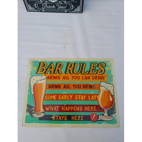 413 - Vintage style advertising sign 40 cms x 30 cms